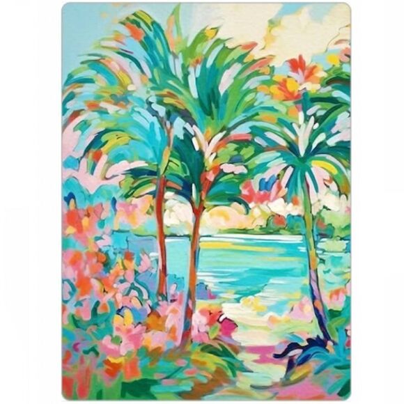 Palm Tree Art Magnet - Picture 2 of 4